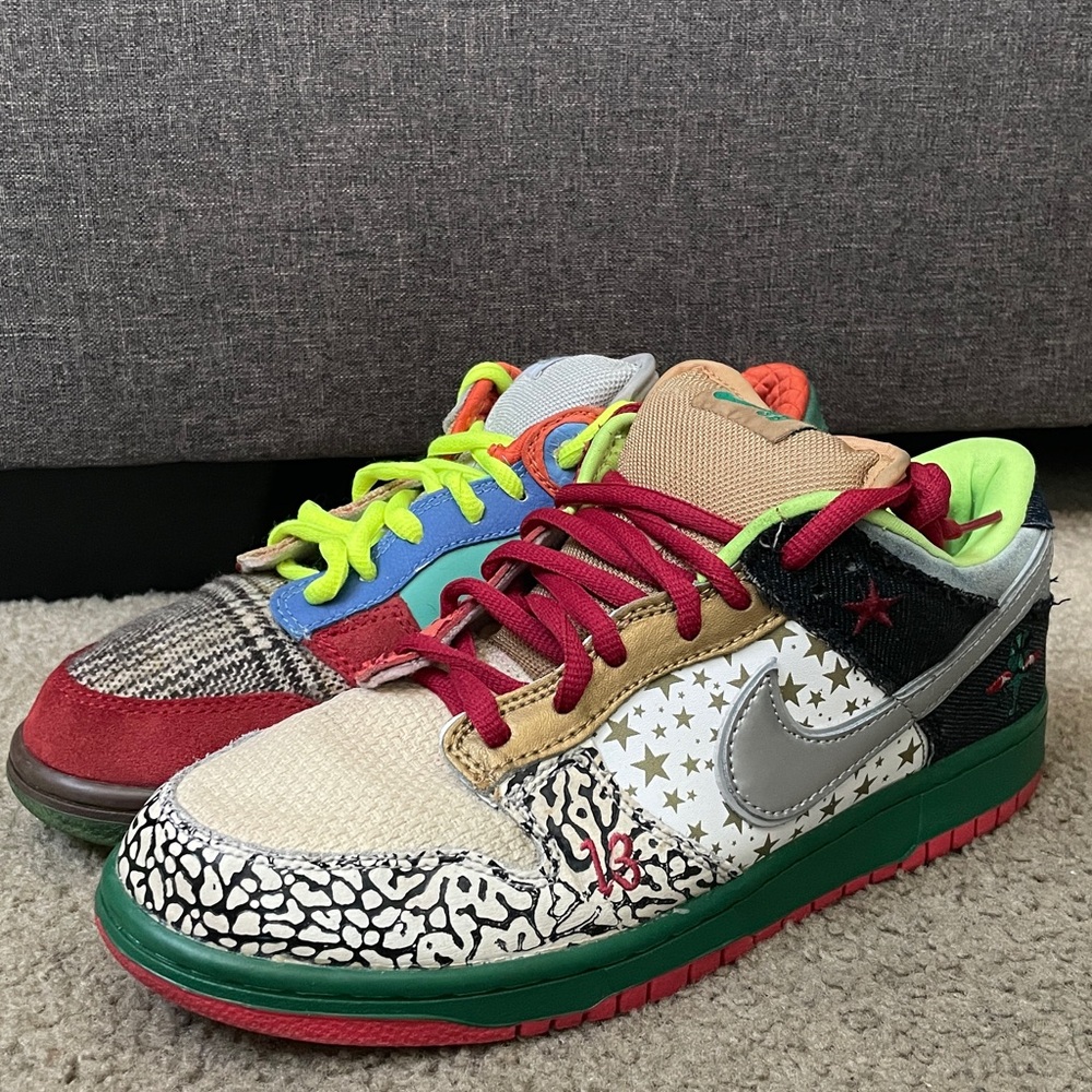 Nike sb dunk lows “What the Dunk”
